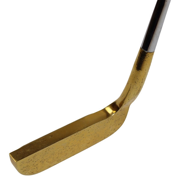 Lee Trevino 1995 Northville Long Island Winner Bobby Grace Gold Plated Putter