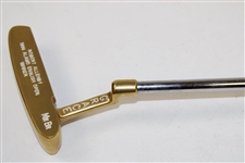 Robert Allenby 1996 Alamo English Open Winner Bobby Grace MnBr Gold Plated Putter