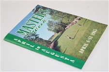 1965 April in Augusta 'Masters Week' Booklet with Paiting Sheet & Enveloped Taped on Inside
