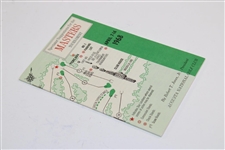 1968 Masters Tournament Spectator Guide - Bob Goalby Winner
