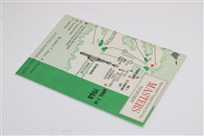 1968 Masters Tournament Spectator Guide - Bob Goalby Winner