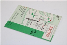 1965 Masters Tournament Spectator Guide - Jack Nicklaus Winner