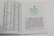 1965 Masters Tournament Spectator Guide - Jack Nicklaus Winner