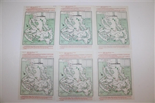 Eight (8) Masters Tournament Friday Pairing Sheets - 1973, 1974, 1975, 1976, 1977, 1978, 1980, & 1982 