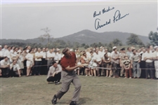 Arnold Palmer Signed Original Photo with 'Best Wishes' JSA ALOA