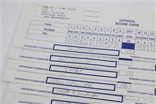 Ten (10) 1995 Royal Caribbean Classic Official Match Used & Signed Scorecards Inc. Major Winner George Archer JSA ALOA