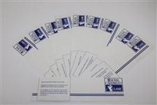 Ten (10) 1995 Royal Caribbean Classic Official Match Used & Signed Scorecards Inc. Major Winner George Archer JSA ALOA