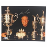 Gary Player Signed Grand Slam Trophies Photo BECKETT #D28605