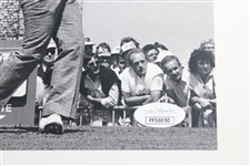 Jack Nicklaus Signed Black & White 8x10 Follow Through Photo JSA #FF56950