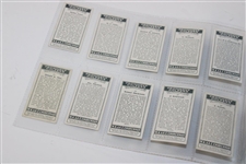 Full Set of W.A. & A.C. Churchman's Cigarettes Series of Fifty (50) Prominent Golfers Golf Cards