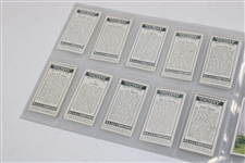 Full Set of W.A. & A.C. Churchman's Cigarettes Series of Fifty (50) Prominent Golfers Golf Cards