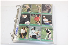 1991 PGA Tour Pro-Set Golf Cards in Binder