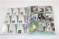 1991 PGA Tour Pro-Set Golf Cards in Binder