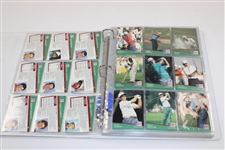 1991 PGA Tour Pro-Set Golf Cards in Binder