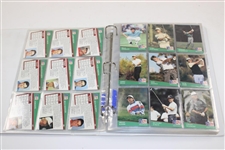 1991 PGA Tour Pro-Set Golf Cards in Binder