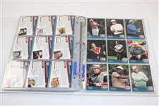 1991 PGA Tour Pro-Set Golf Cards in Binder