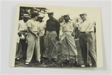 Set of Four (4) Black & White Joe Louis Golfing Photos