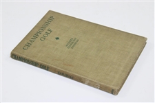 1948 'Championship Golf' Book by Mildred Didrikson Zaharias