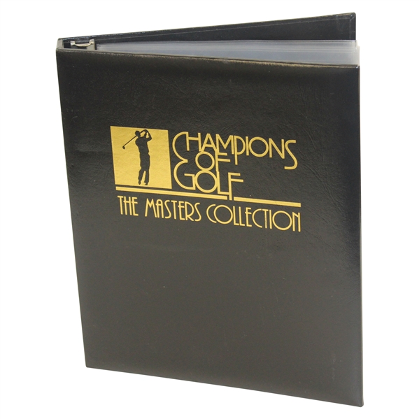 Champions of Golf: The Masters Collection Binder with Cards Including 1997 Tiger Woods