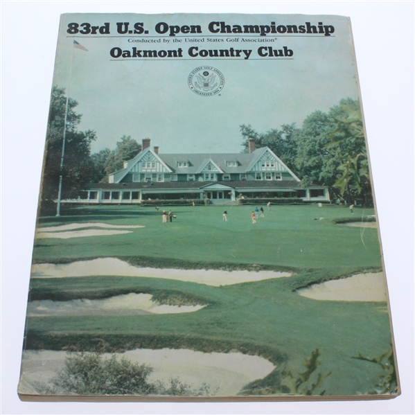 1981, 1982, & 1983 US Open Programs - Watson, Nelson, & Graham Wins