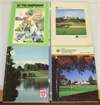 (8) PGA Championship Official Programs - 1965, 1973, 1978, 1980-1981, 1983, & 1985-1986