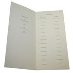 Mark Calcavecchia's 2002 Ryder Cup Welcome Menu & Two Gala Dinner Menus