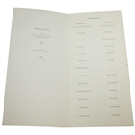 Mark Calcavecchia's 2002 Ryder Cup Welcome Menu & Two Gala Dinner Menus