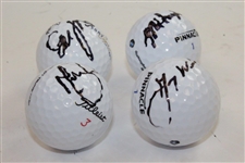 Gary Woodland, McKenzie Hughes, Martin Laird, & Other Signed Golf Ball JSA ALOA