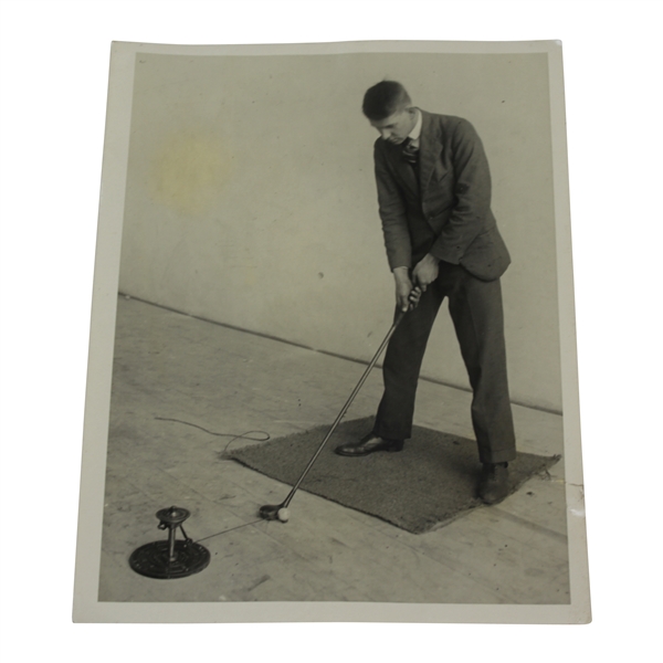 The Catch-On-Golfer Colin McCay Invention - Recording Distance on Dial Original Photo - Victor Forbin Collection