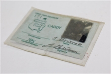 1993-1994 Augusta National Golf Club Season Caddy ID Badge #171 - Briscoe