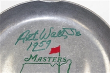 Art Wall, Jr. Signed Masters Pewter Putting Cup with Year Won Notation JSA ALOA