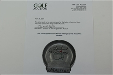 Sam Snead Signed Masters Pewter Putting Cup with Years Won Notation JSA ALOA