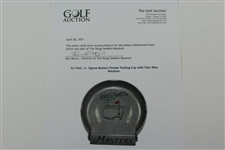 Art Wall, Jr. Signed Masters Pewter Putting Cup with Year Won Notation JSA ALOA