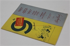 Jack Burke Signed 1950 Bing Crosby National Pro-Am Official Program JSA ALOA