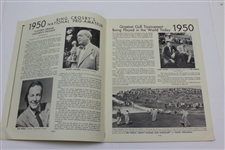 Jack Burke Signed 1950 Bing Crosby National Pro-Am Official Program JSA ALOA