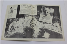 Jack Burke Signed 1950 Bing Crosby National Pro-Am Official Program JSA ALOA