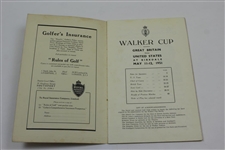 1951 Walker Cup at Birkdale Official Program - May 11th & 12th