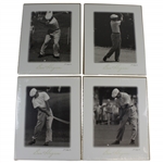 Four (4) Photo Ben Hogan Swing Sequence by Jules Alexander