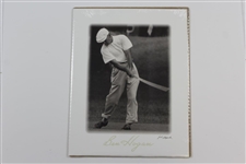 Four (4) Photo Ben Hogan Swing Sequence by Jules Alexander