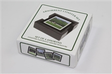 Masters Tournament Set Of 4 Moisture Absorbing Coasters in Original Box