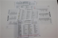 Collection Of Masters Ephemera - Tickets, Pairing Sheets, Spectator Guides, 2017 Comm. Pin & more