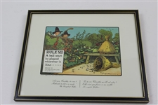 Golf Cartoon Rules Framed Pieces - Rule I, III, IV, & VII