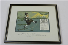 Golf Cartoon Rules Framed Pieces - Rule I, III, IV, & VII