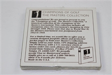 1995 Champions of Golf The Masters Collection 'Compliments of Titleist' Card Set - 1934-1995