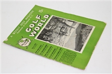 1955 Golf World Weekly Magazine - Published at Pinehurst