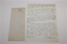 H.G. Picard Signed Handwritten Letter To Alex Morrison on 1943 Burke Par Grip Co. Inc. Letterhead JSA ALOA