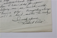H.G. Picard Signed Handwritten Letter To Alex Morrison on 1943 Burke Par Grip Co. Inc. Letterhead JSA ALOA