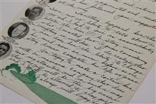 H.G. Picard Signed Handwritten Letter To Alex Morrison on 1943 Burke Par Grip Co. Inc. Letterhead JSA ALOA