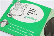 Sam Snead 'Merry Christmas' with Personal Golf Lesson Wilson Phonograph Record - Unused