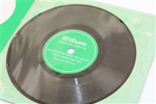Sam Snead 'Merry Christmas' with Personal Golf Lesson Wilson Phonograph Record - Unused
